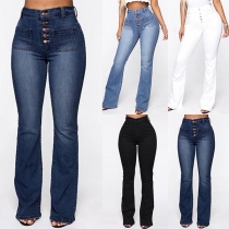 Fashion High Waist Slim Fit Jeans