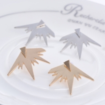 Chic Style Irregular Geometric Shape Stud Earrings