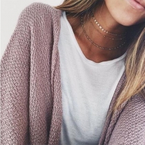 Simple Style Gold/Silver-tone Multi-layer Necklace