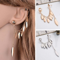 Fashion Leaf Pendant Tassel Earring(Just sell one)