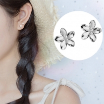 Sweet Style Flower Shaped Stud Earrings