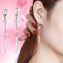 Fashion Star Tassel Pendant Earrings