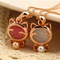 Cute Cat Pendant Necklace
