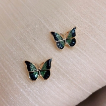 Fashion Butterfly Shaped Stud Earrings
