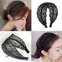 Fashion Hollow Out Lace Headband