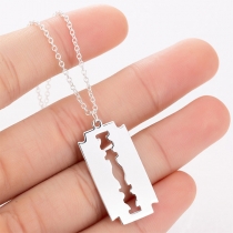 Chic Style Blade Pendant Necklace