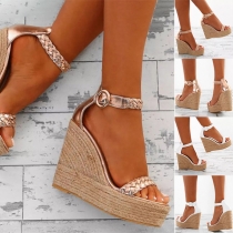 Fashion Wedge Heel Open Toe Sandals