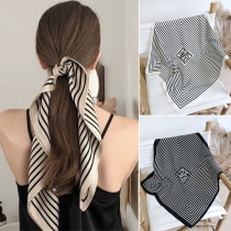 Retro Style Multifunction Striped Scarves
