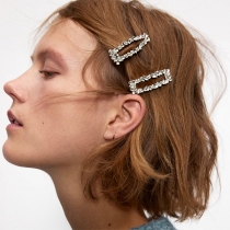 Fashion Rhinestone Inlaid Hair-pin 3 pcs/Set