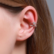 Fashion Rhinestone Inlaid Ear Clips
