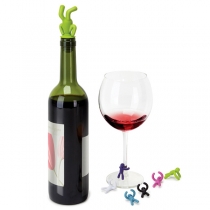 Creative Style Handstand Person Shaped Silicone Bottle Stopper