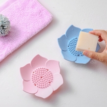 Creative Style Lotus Shaped Silicone Soap Holder