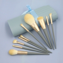 10 PCS Professional Cosmetic Tools Make-up Brush Set with PU Pouch