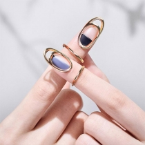 Creative Style Gold-tone Alloy Nail Ring