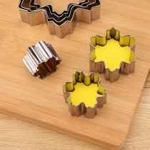 Creative Style Snowflake-shape Stainless Steel Cookie Cutter Mould Set 9 pcs/Set