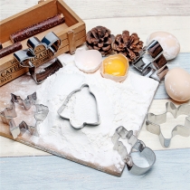 Creative Style Stainless Steel Cookie Cutter Mould Set 6pcs/Set