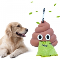 Portable Outdoor Pets Garbage Bag  Poop Bag with Dispenser