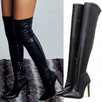 Sexy Stiletto Heel Pointed Toe Over-the-knee Boots