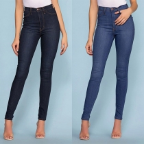 Fashion High Waist Slim Fit Stretch Jeans