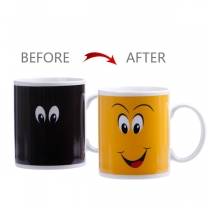 Creative Style Cartoon Pattern Color Changing Ceramic Mug