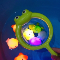 Cute Cartoon Shape Glowing Bathing Water Toys