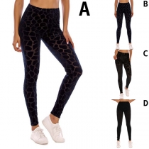 Sexy High Waist See-through Lace Leggings