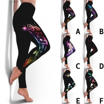 Stylish Printed Sporty Leggings for Yoga and Jogging