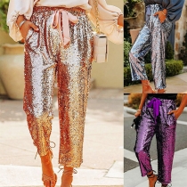 Fashion Sequined Pants