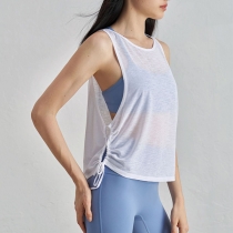 Sexy Slouchy Sheer Racer Back Tank Top T Shirt