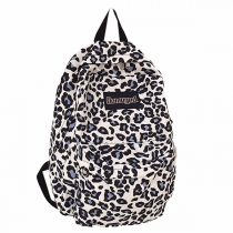 Leisure Stylish Fashion Leopard Print Backpack Bag