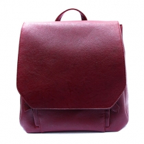 Retro Solid Color Backpack Travelling Bag