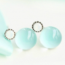 Fashion Candy Color Stud Earrings