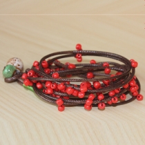 Bohemian Style Multi-layer Hand-beaded Bracelet