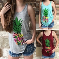 Fashion Printed All-match Casual Tank Tops 