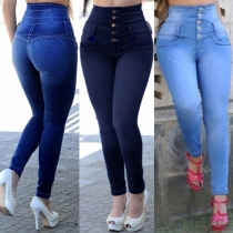 Fashion High Waist Skinny Jeans