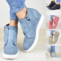 Fashion Wedge Heel Round Toe Shoes