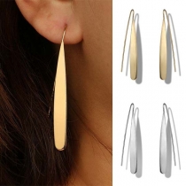 Simple Style Line-shaped Alloy Earrings