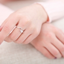 Cute Style Dolphin Shaped Ring