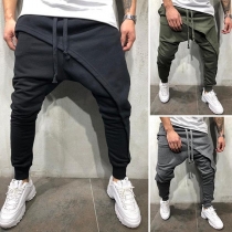 Hip-hop Style Solid Color Men's Casual Pants
