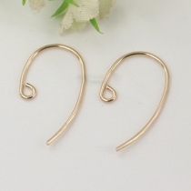 Simple Style Hook Shaped Stud Earrings