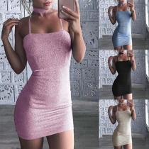 Sexy Backless Slim Fit Sling Dress