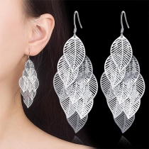 Fashion Leaf Pendant Earrings 
