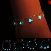 Fashion Blowing Star Pendant Bracelet