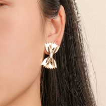 Sweet Style Bow-knot Shaped Stud Earrings 