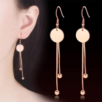 Fashion Long Tassel Pendant Earrings