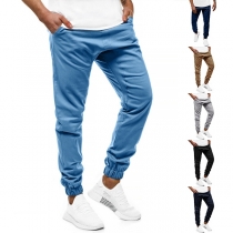 Fashion Solid Color Man's Casual Pants 