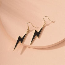 Fashion Lightning Shaped Alloy Earrings