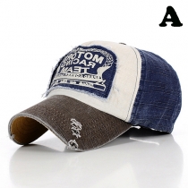 Fashion Contrast Color Letters Printed Baseball Cap