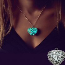 Fashion Glowing Heart Pendant Necklace