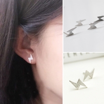 Fashion Lightning-shaped Stud Earrings